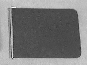  Dollar Bill Clip Folder made of  Split Leather