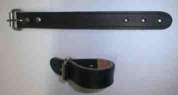 Strap ball in thick leather double