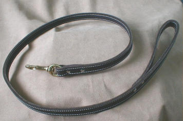  3/4 X 48" long Heavy Double Layer Leather Leash