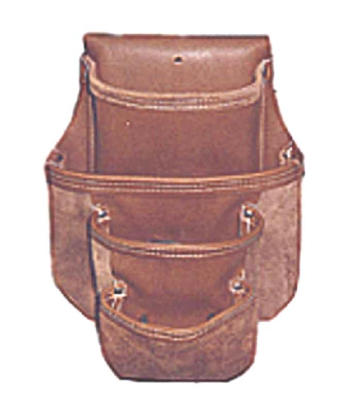 Econo Leather Drywall Pouch (4 pockets) 