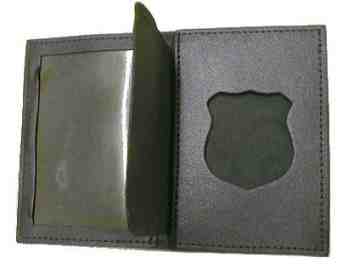 Card and Badge Holder with Dividing Flap