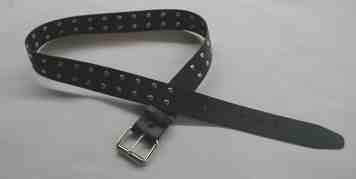  1 1/2", Astro leather belt with rivets