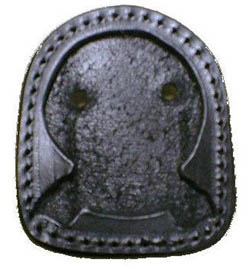      Porte-insigne avec attache de métal
